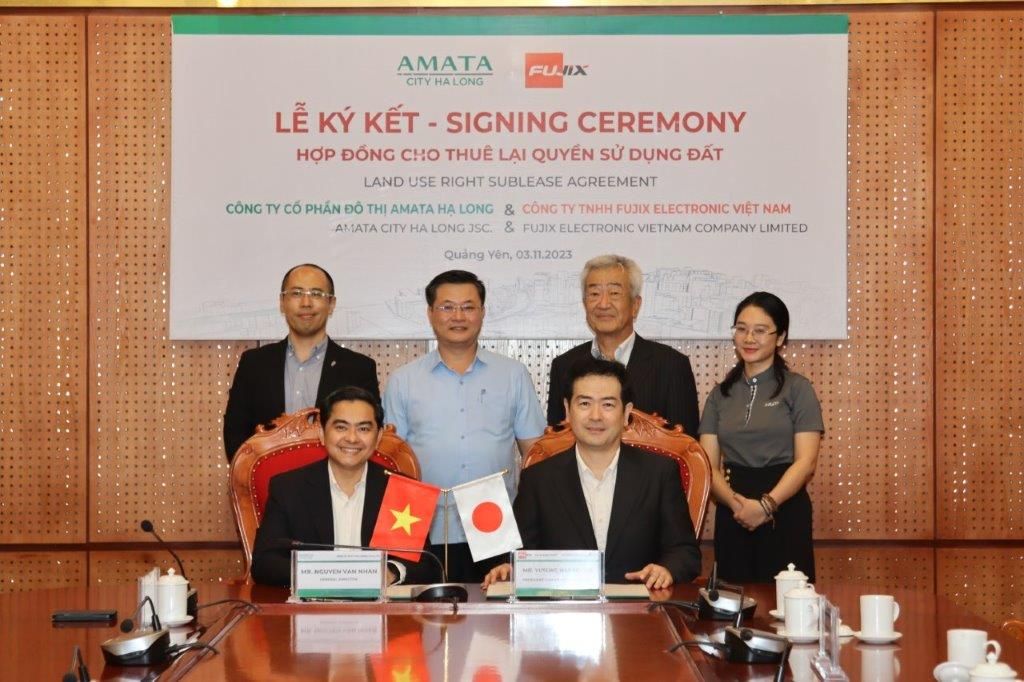 AMATA Fujix Electronic Vietnam Chooses Amata City Ha Long for Investment
