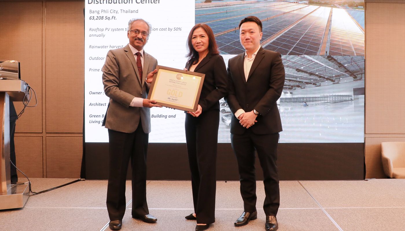 AMATA AMATA Summit Green Distribution Center Receives Prestigious