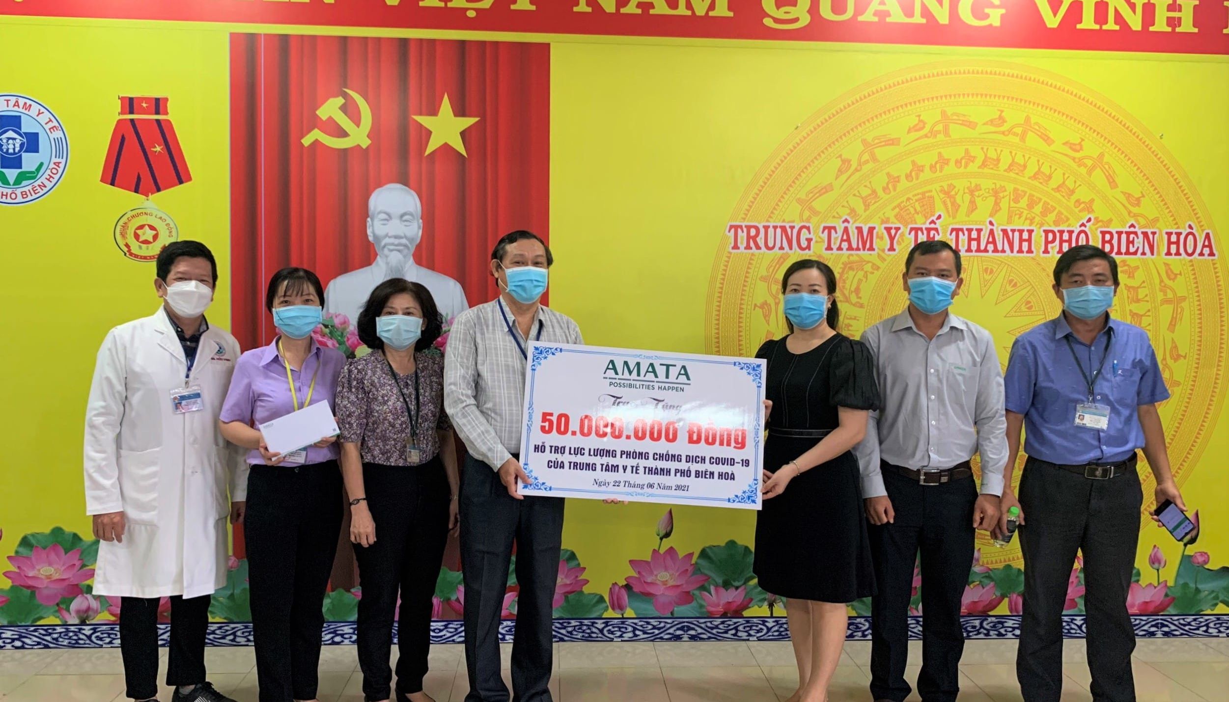 AMATA Amata Vietnam Donations to Bien Hoa Medical Center and Red Cross